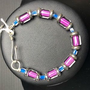 Handcrafted Glass Bead Bracelet